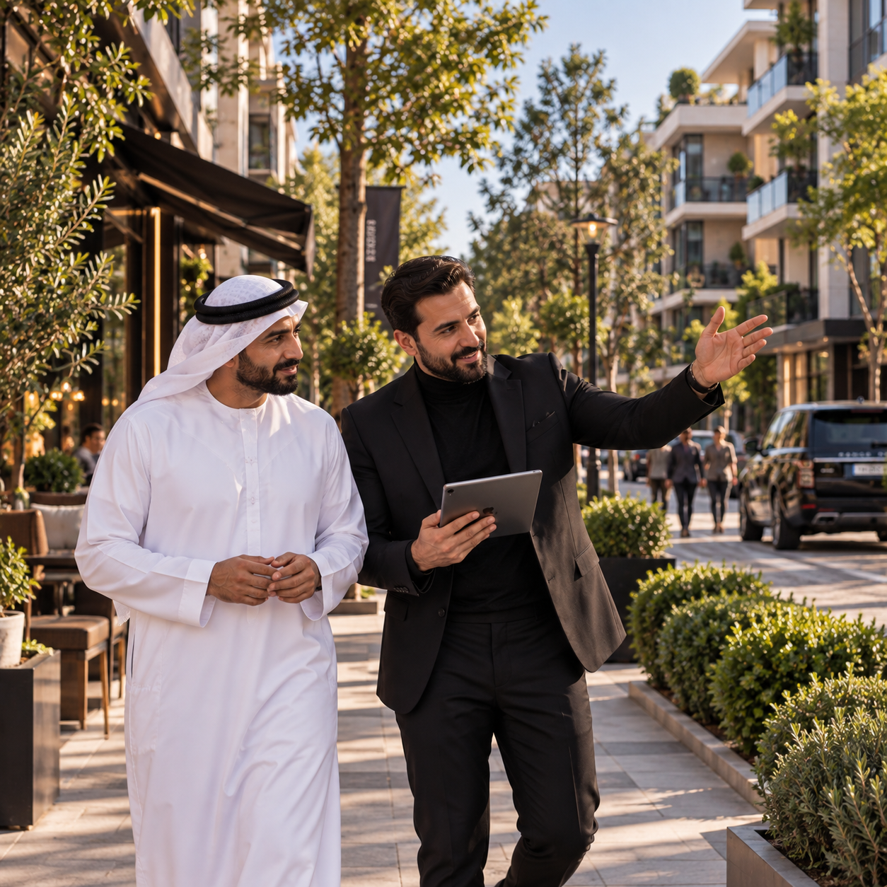زيارة المناطق واكتشاف الخيارات